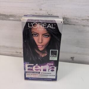 Loreal Feria High-Intensity Shimmering Permanent Hair Colour #V28 DEEPEST VIOLET